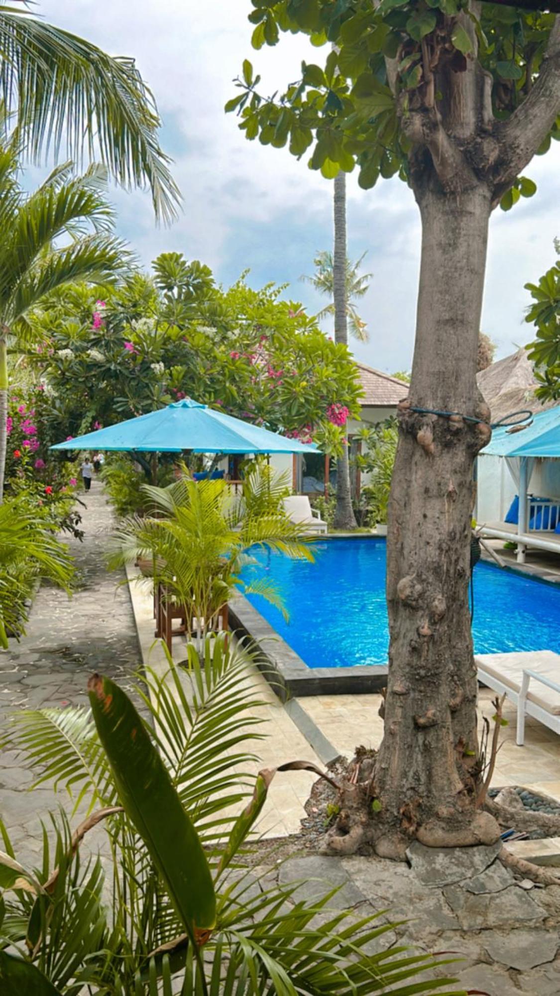 Unzipp Bungalows Gili Air Bagian luar foto