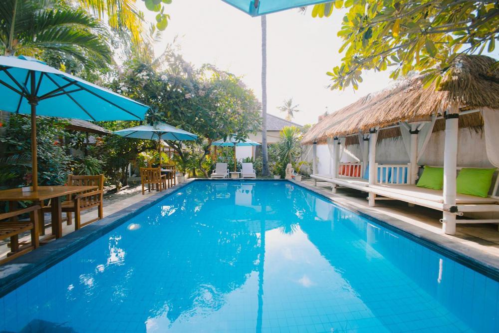 Unzipp Bungalows Gili Air Bagian luar foto