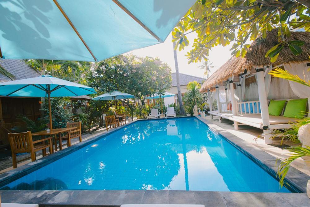 Unzipp Bungalows Gili Air Bagian luar foto