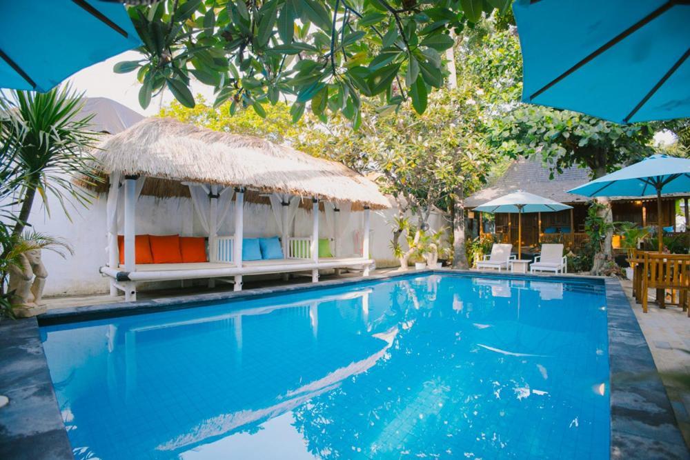 Unzipp Bungalows Gili Air Bagian luar foto