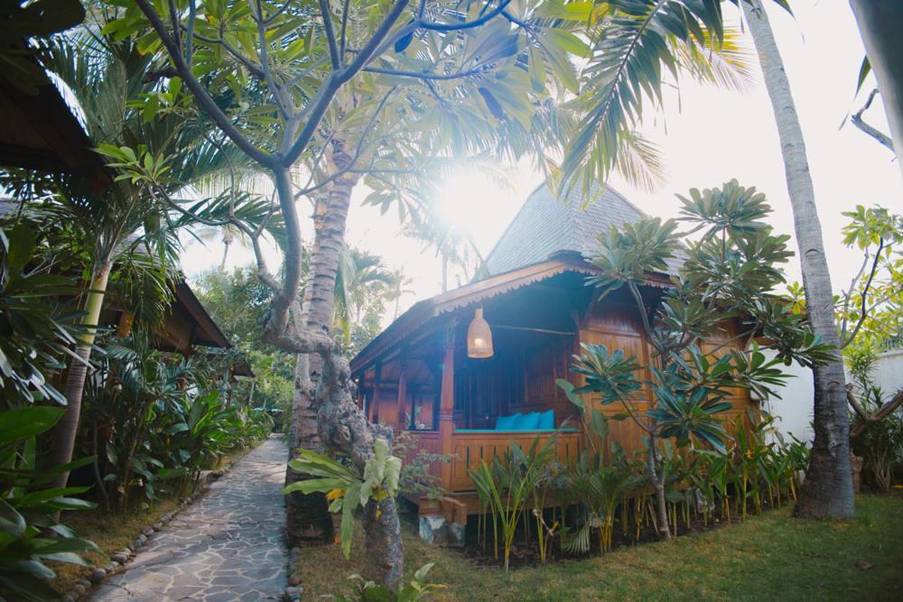 Unzipp Bungalows Gili Air Bagian luar foto