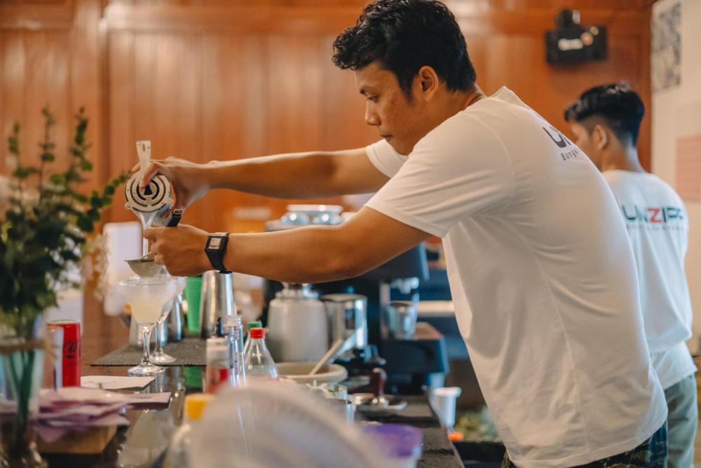 Unzipp Bungalows Gili Air Bagian luar foto